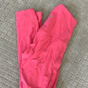 brand new pink lululemon align leggings 25”